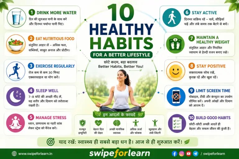 10 Healthy Habits for a Better Lifestyle